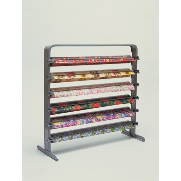 24 Three Roll Wrapping Paper/Cellophane Under Counter Mount Dispenser  Cutter Organizer